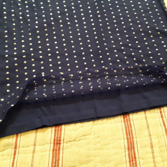 HUGE DISCOUNT EUC Chico's Navy Sequin tank Sz 2 - Picture 3 of 7